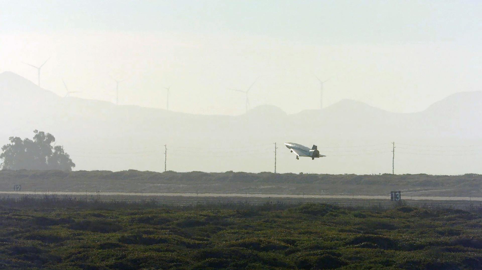 Stratolaunchs Talon A2 first autonomous landing at Vandenberg Space Force Base