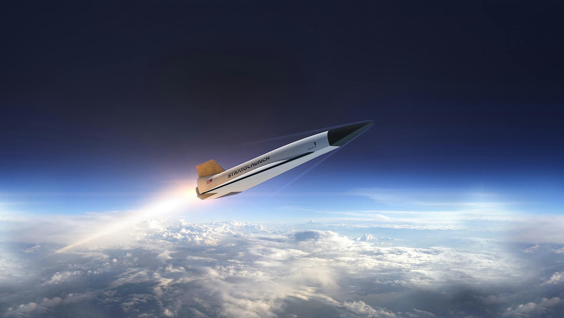 Banner of Talon-A Aircraft in Flight